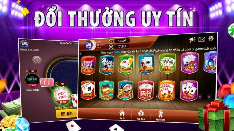 Top những cổng game đánh bài đổi thưởng uy tín